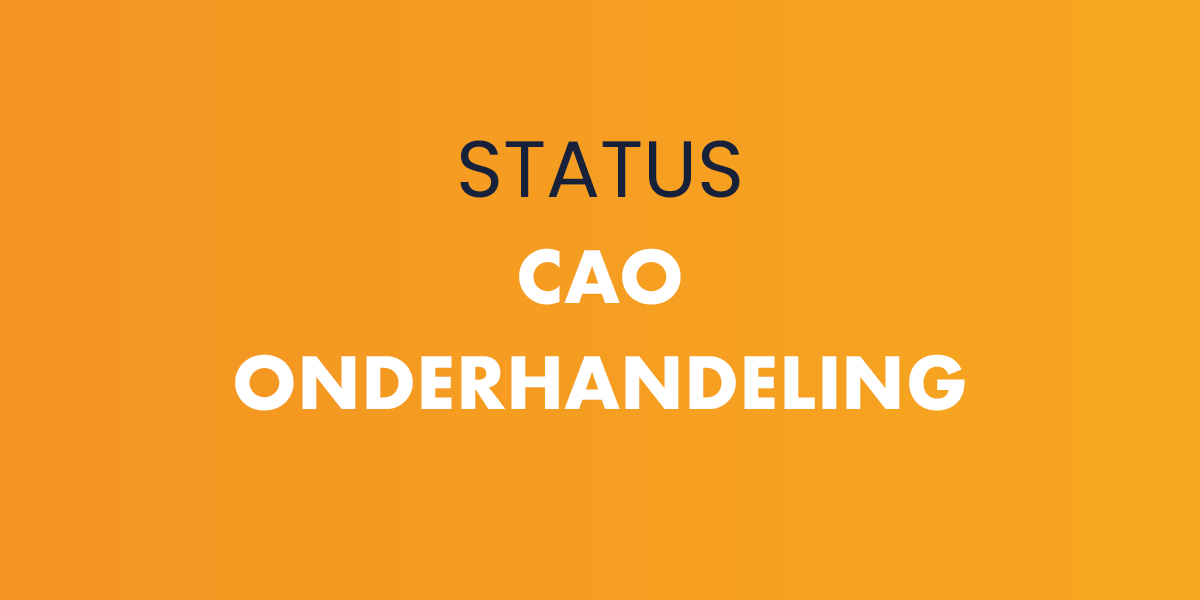 CAO onderhandelingen hervat WVF