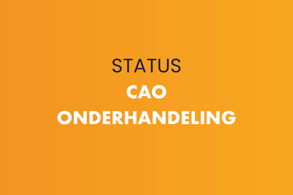 CAO onderhandelingen hervat WVF